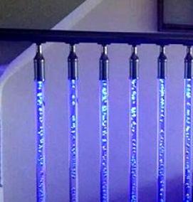 Перила с подсветкой - модель 2