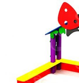 Песочница божья коровка - модель 2