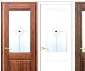 Пластиковая межкомнатная дверь без стекла - модель 2