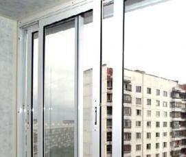 Пластиковое раздвижное остекление - вариант 2