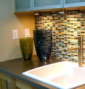 Плитка мозаика для кухни на фартук - модель 1