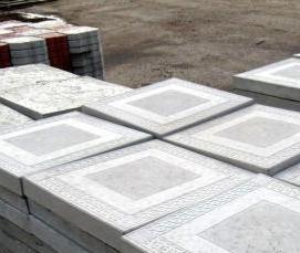 Плитка тротуарная 400 400 - модель 1