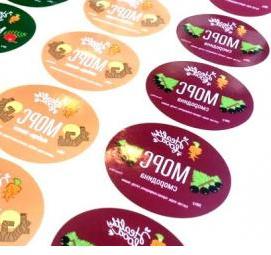 Пломбы наклейки круглые - тип 4