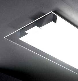 Плоские потолочные светильники - модель 2