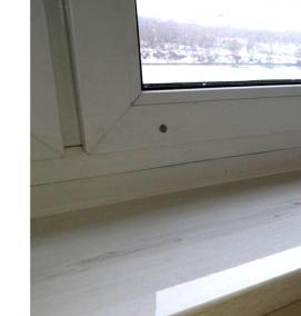 Подоконник пвх белый - модель 1