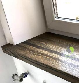 Подоконники пластиковые серые - модель 1