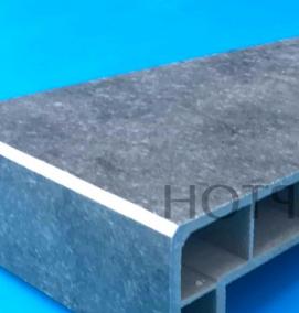 Подоконники пластиковые серые - модель 3