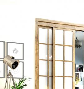 Подвесные раздвижные межкомнатные перегородки - вариант 3