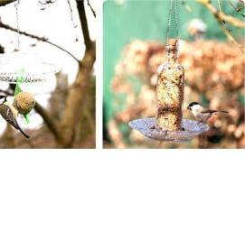 Поилка для птиц на даче - вариант 2