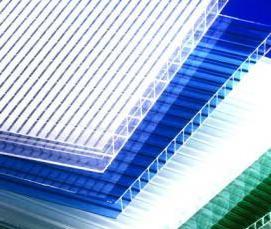 Поликарбонат сотовый толщиной 6 мм прозрачный - вариант 1