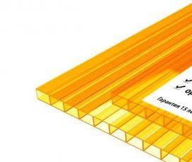 Поликарбонат сотовый толщиной 6 мм прозрачный - вариант 2