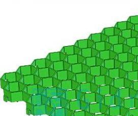 Полимерпесчаная газонная решетка - вариант 1