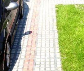 Полимерпесчаная газонная решетка - вариант 2