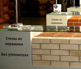 Пористый керамический кирпич - тип 1