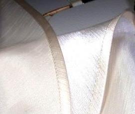 Пошив штор косой бейкой - модель 4