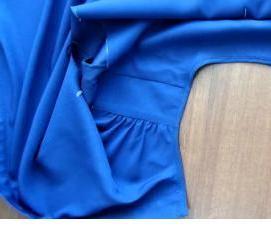 Пошив штор косой бейкой - модель 2