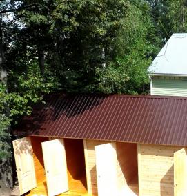 Построить хозблок на даче - тип 1