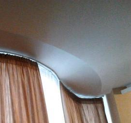 Потолочный карниз для эркерного окна - тип 1