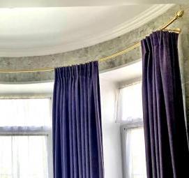 Потолочный карниз для эркерного окна - тип 4