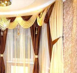 Потолочный карниз для эркерного окна - тип 3