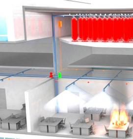 Проектирование автоматических установок пожаротушения - модель 4