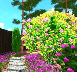 Проектирование ландшафтного освещения - тип 1