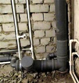 Прокладка наружных труб - тип 1