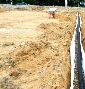 Прокладка наружных труб - тип 2