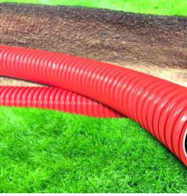 Прокладка силового кабеля в грунте - модель 1