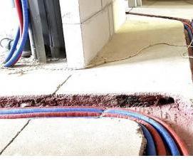 Прокладка вводного кабеля в дом - модель 2