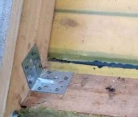 Проклейка стыков пароизоляции - вариант 1