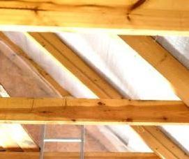 Проклейка стыков пароизоляции - вариант 2