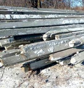 Промежуточные железобетонные опоры - вариант 1