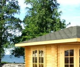 Простая беседка из бруса - вариант 2