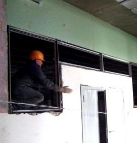 Противопожарные алюминиевые конструкции - тип 3