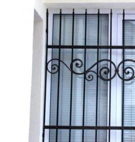 Прозрачные решетки на окна - вариант 4