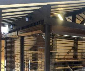 Прозрачные роллеты для террасы - тип 3