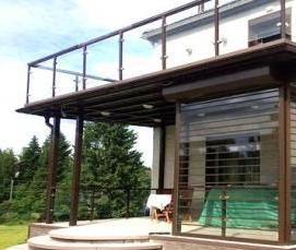 Прозрачные рольставни из монолитного поликарбоната - тип 3