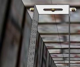 Прозрачный п образный профиль - модель 1