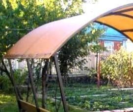 разборная беседка для дачи - тип 3