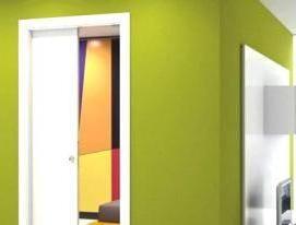 раздвижная стеклянная дверь межкомнатная одностворчатая - модель 2