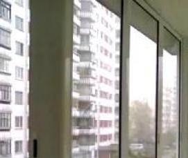 раздвижные алюминиевые окна на лоджию - модель 2