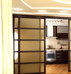 раздвижные двери 90 см - вариант 2