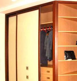 раздвижные двери купе для гардеробных - вариант 4