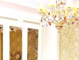 раздвижные двери межкомнатные с витражом - тип 1