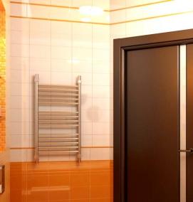 раздвижные двери в ванную комнату - модель 4