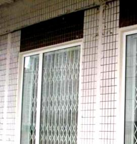 раздвижные решетки на окна гармошка - тип 3