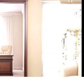 раздвижные стеклянные двери одностворчатые - тип 3