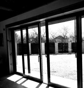 раздвижные террасные двери - вариант 1