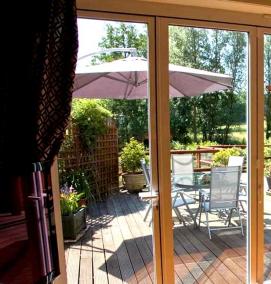 раздвижные террасные двери - вариант 2